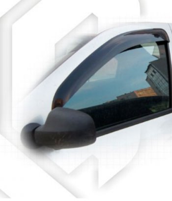 1 799 р. Дефлектора окон (фургон) CA-Plastic  Лада Ларгус (2012-2021) (Classic полупрозрачный)  с доставкой в г. Калуга. Увеличить фотографию 1