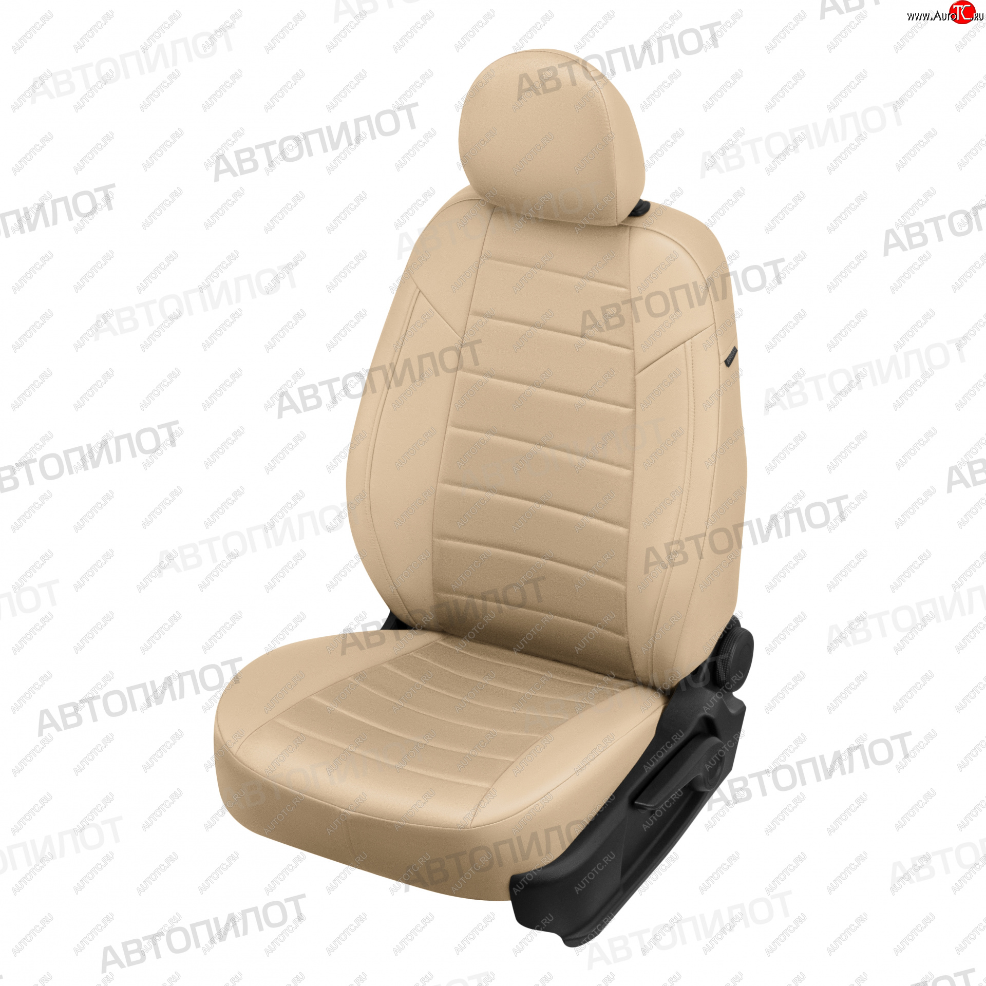 13 449 р. Чехлы сидений (экокожа/алькантара, 40/60, подлок) Автопилот  Audi A4  B8 (2007-2015) (бежевый)  с доставкой в г. Калуга