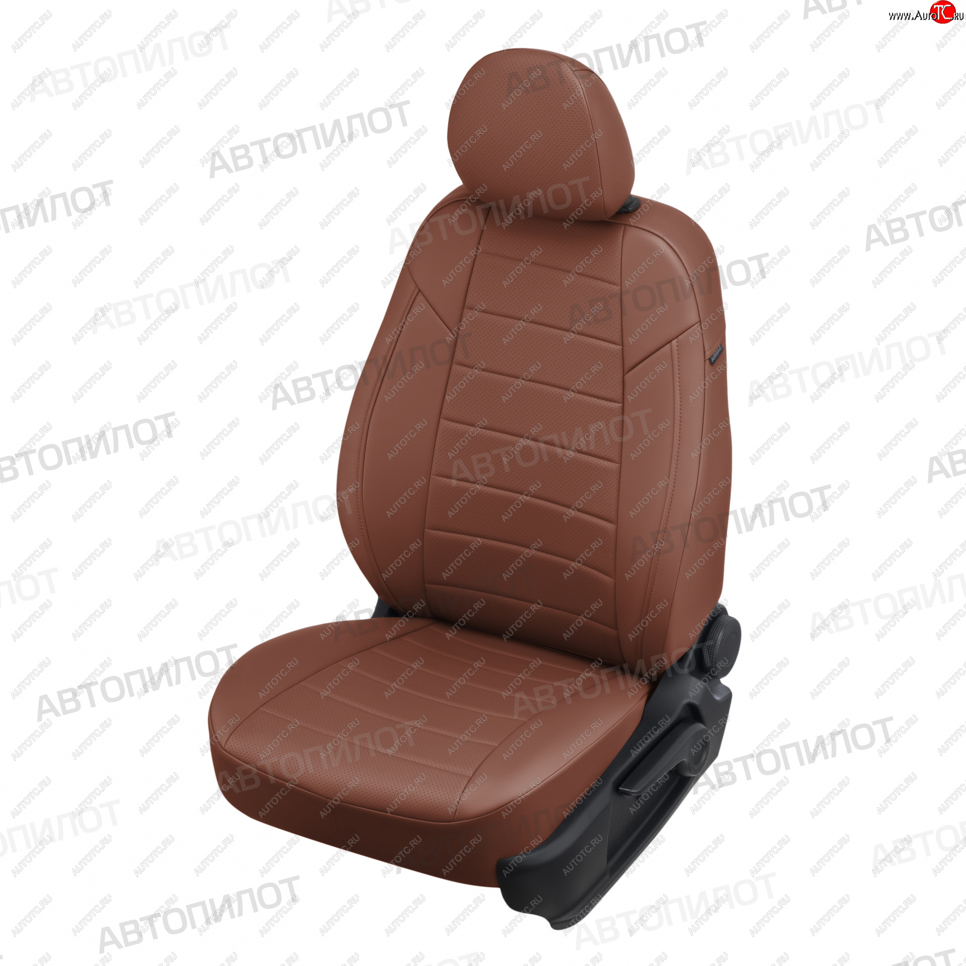 13 449 р. Чехлы сидений (экокожа) Автопилот  Chevrolet Trailblazer  GM800 (2012-2016) (коричневый)  с доставкой в г. Калуга
