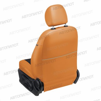 13 449 р. Чехлы сидений (экокожа) Автопилот  Chevrolet Trailblazer  GM800 (2012-2016) (оранж/черный)  с доставкой в г. Калуга. Увеличить фотографию 4