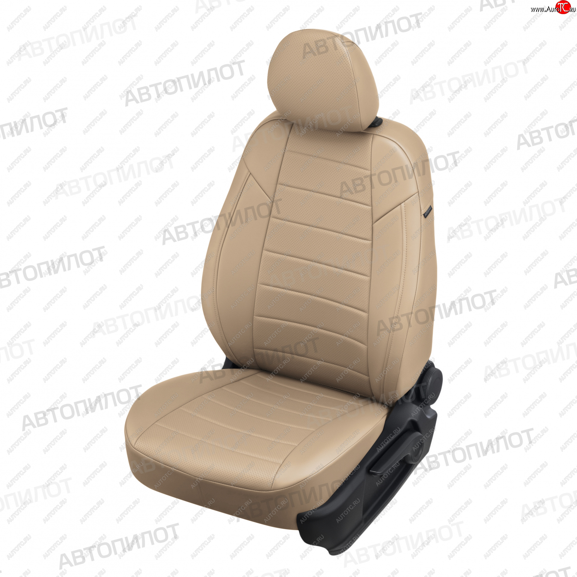 13 449 р. Чехлы сидений (экокожа, 5 мест) Автопилот  Ford Grand C-Max  C344 (2010-2015) (темно-бежевый)  с доставкой в г. Калуга