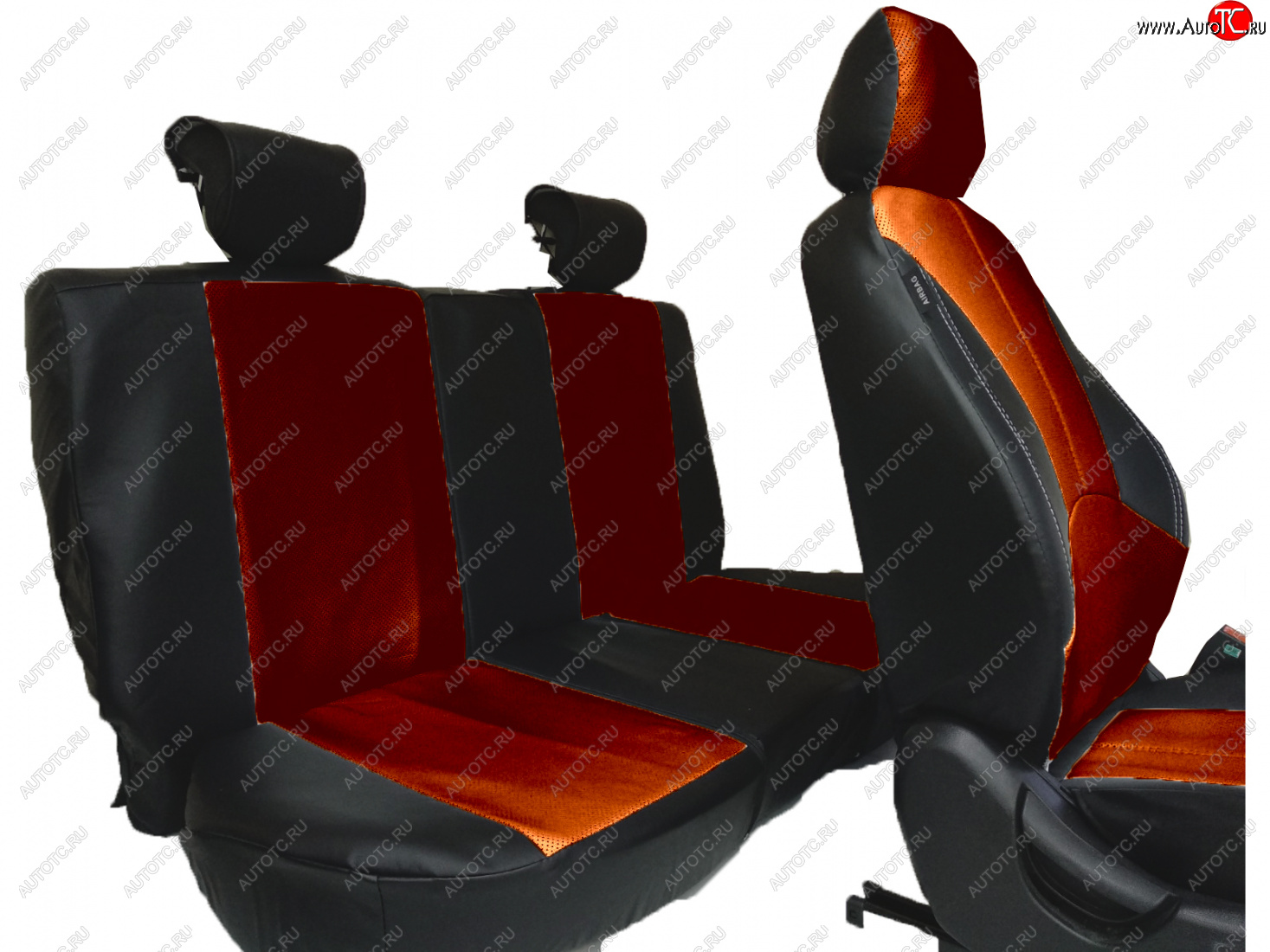 3 999 р. Универсальные чехлы сидений X-DRIVE CITROEN C5 RD дорестайлинг, седан (2008-2017) (черный/коричневый)  с доставкой в г. Калуга