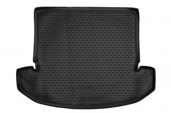 Коврик багажника (полиуретан, 7 мест/3 ряд сложен) Element Chery Tiggo 8 PRO MAX e plus (2022-2024)  (черный)