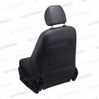 13 999 р. Чехлы сидений (экокожа/алькантара) Автопилот Ромб  Honda Civic  9 (2011-2016) (черный/темно-серый)  с доставкой в г. Калуга. Увеличить фотографию 4