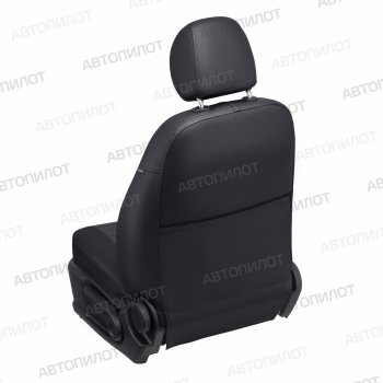13 449 р. Чехлы сидений (экокожа) Автопилот  Hyundai Elantra ( XD,  XD2) (2000-2010) (черный/темно-серый)  с доставкой в г. Калуга. Увеличить фотографию 3