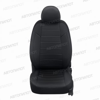 7 499 р. Чехлы сидений (экокожа) Автопилот  Hyundai Sonata  DN8 (2019-2024) (черный)  с доставкой в г. Калуга. Увеличить фотографию 1