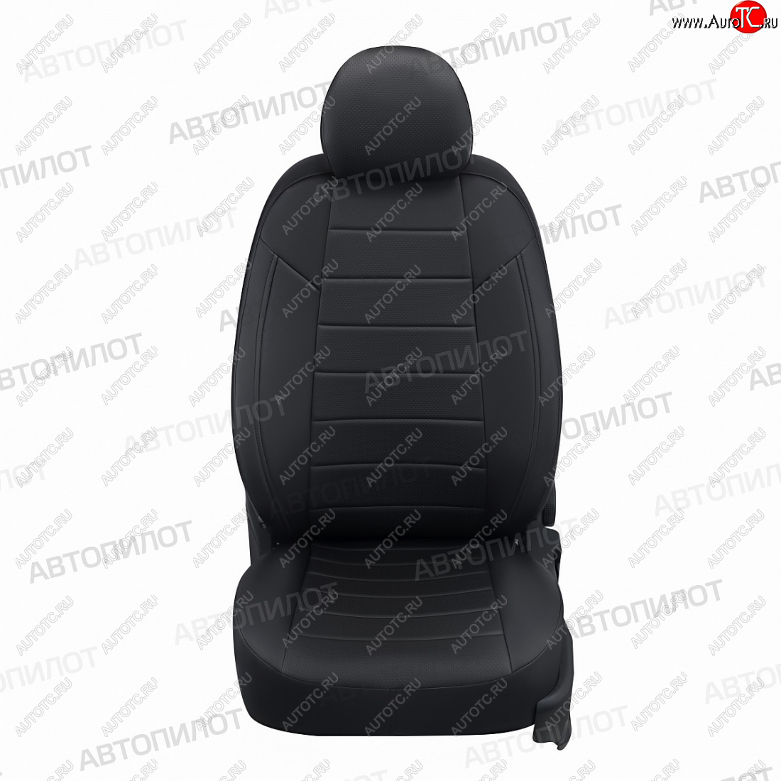7 499 р. Чехлы сидений (экокожа) Автопилот Hyundai Sonata DN8 (2019-2024) (черный)  с доставкой в г. Калуга