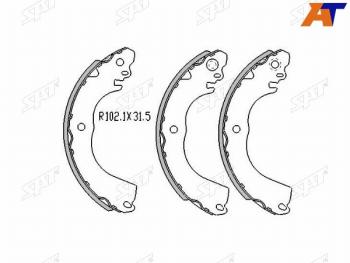 Колодки тормозные задние RH-LH SAT Nissan Bluebird Sylphy седан G11 (2005-2012)