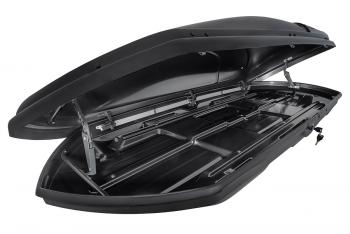 29 999 р. Багажный бокс на крышу (двусторонний) Pentair COBRA 520L Buick Regal (2008-2013) (черный глянец)  с доставкой в г. Калуга. Увеличить фотографию 4