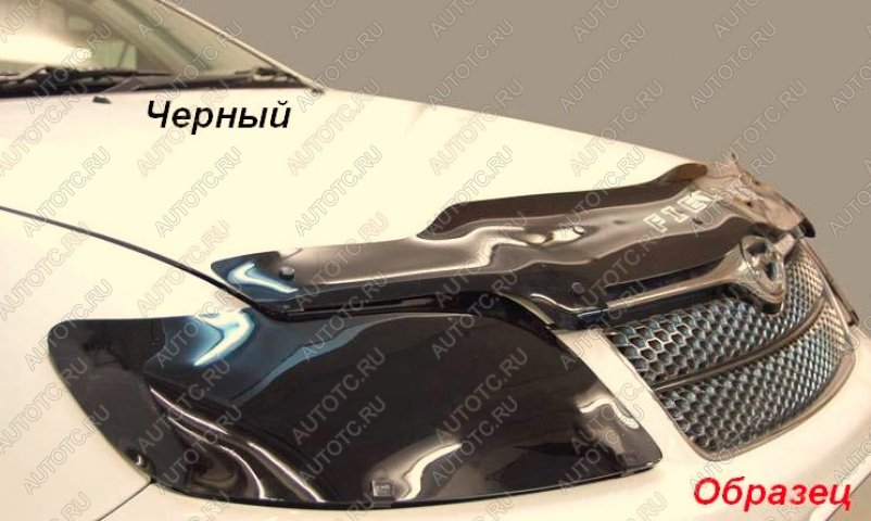 1 999 р. Защита фар CA-Plastic  Mitsubishi Outlander  XL (2005-2009) (CW)  дорестайлинг (Classic черный)  с доставкой в г. Калуга