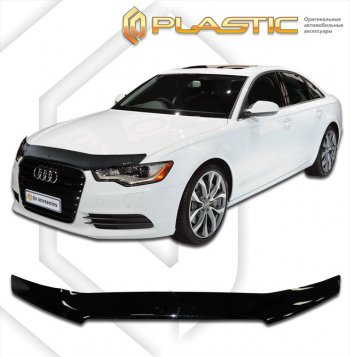 Дефлектор капота CA-Plastic Audi (Ауди) A6 (А6)  C7 (2010-2018) C7 дорестайлинг, седан, рестайлинг, седан