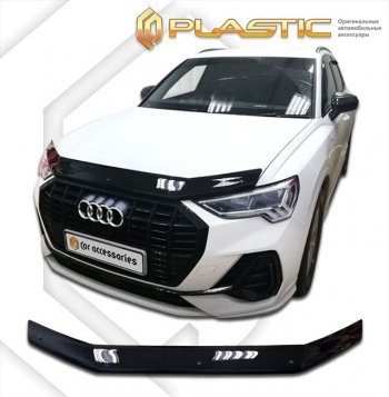 Дефлектор капота CA-Plastic Audi (Ауди) Q3 (Ку3)  F3 (2018-2022) F3