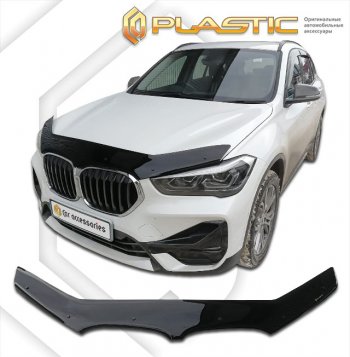 Дефлектор капота CA-Plastic BMW (БМВ) X1 (Икс1)  F48 (2015-2019) F48 дорестайлинг