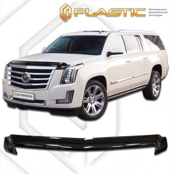 Дефлектор капота CA-Plastic Cadillac (Кадиллак) Escalade (Эскалайд)  GMTK2 джип 5 дв. (2015-2020) GMTK2 джип 5 дв. короткая база