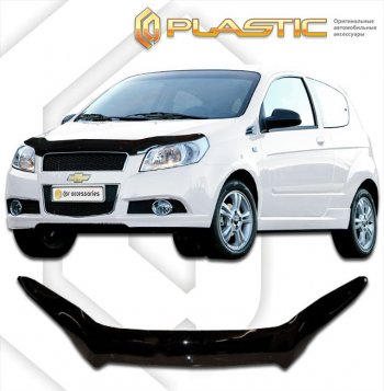 Дефлектор капота CA-Plastic Chevrolet (Шевролет) Aveo (Авео)  T250 (2006-2011) T250 хэтчбек 5 дв рестайлинг