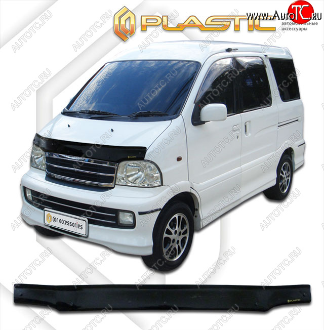 1 679 р. Дефлектор капота CA-Plastic  Daihatsu Atrai7  S231G,S221G (2000-2004) (classic черный, без надписи)  с доставкой в г. Калуга