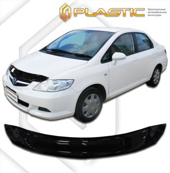 Дефлектор капота CA-Plastic Honda (Хонда) Fit Aria (Фит)  GD (2005-2009) GD рестайлинг седан