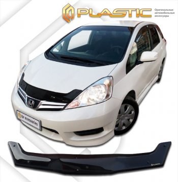 Дефлектор капота CA-Plastic Honda (Хонда) Fit Shuttle (Фит)  1 GP2,GG7,GG8 (2011-2013) 1 GP2,GG7,GG8 дорестайлинг