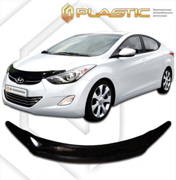 Дефлектор капота CA-Plastic Hyundai (Хюндаи) Elantra (Элантра)  MD (2013-2016) MD рестайлинг