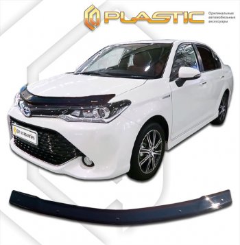 Дефлектор капота CA-Plastic Toyota (Тойота) Corolla Axio (Королла)  (E160) седан (2015-2017) (E160) седан 1-ый рестайлинг