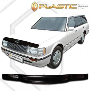 Дефлектор капота CA-Plastic Toyota (Тойота) Crown (Кроун)  S130 (1991-1999) S130 универсал 2-ой рестайлинг