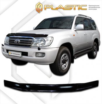 Дефлектор капота CA-Plastic Toyota (Тойота) Land Cruiser (Лэнд)  100 (2002-2007) 100 1-ый рестайлинг, 2-ой рестайлинг