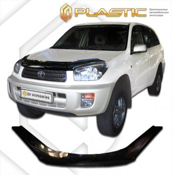 Дефлектор капота CA-Plastic Toyota (Тойота) RAV4 (рав)  CA20 (2000-2005) CA20 3 дв. дорестайлинг, 3 дв. рестайлинг
