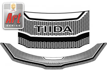Дефлектор капота CA-Plastic Nissan (Нисан) Tiida Latio (тиида)  C11 (2004-2012) C11 седан