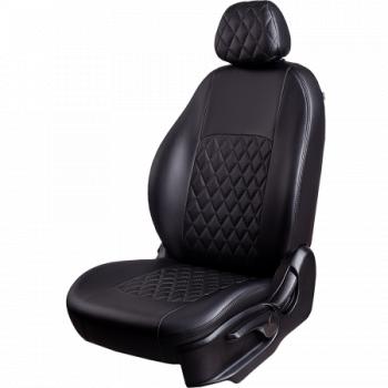  Комплект чехлов для сидений, (РЗСиС 40/60, ЗГ Илана+Орегон), ТУРИН ст РОМБ Lord Autofashion Chevrolet (Шевролет) Spark (Спарк)  M300 (2010-2015), Ravon (Рэйвон) R2 (Р3) (2016-2024)