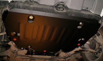 4 699 р. Защита картера двигателя и КПП ALFECO Land Rover Freelander L359 1-ый рестайлинг (2010-2012) (Сталь 2 мм)  с доставкой в г. Калуга. Увеличить фотографию 1