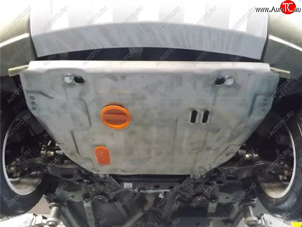 11 299 р. Защита картера двигателя и КПП (V-1,8) ALFECO  Geely Emgrand X7 (2015-2018) (Алюминий 3 мм)  с доставкой в г. Калуга