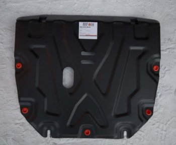 9 899 р. Защита картера двигателя и КПП (V-2,4) Alfeco  Honda CR-V  RM1,RM3,RM4 (2014-2018) (Алюминий 3 мм)  с доставкой в г. Калуга. Увеличить фотографию 1