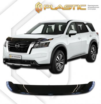 Дефлектор капота CA-Plastic Nissan (Нисан) Pathfinder (Патфайндер)  R53 (2021-2024) R53