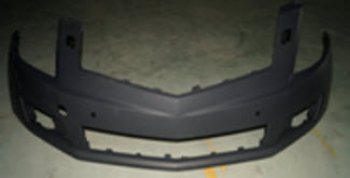 8 549 р. Бампер передний (с отверстием под омыватели фар) BodyParts Cadillac SRX рестайлинг (2013-2017) (Неокрашенный)  с доставкой в г. Калуга. Увеличить фотографию 1