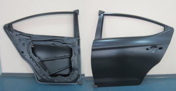 14 999 р. Левая дверь задняя BodyParts Hyundai Elantra AD дорестайлинг (2016-2019) (Неокрашенная)  с доставкой в г. Калуга. Увеличить фотографию 1
