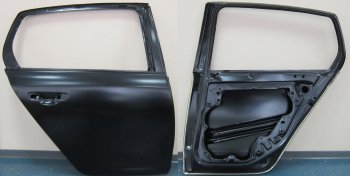 9 499 р. Правая дверь задняя BodyParts  Volkswagen Golf  6 (2008-2014) (Неокрашенная)  с доставкой в г. Калуга. Увеличить фотографию 1