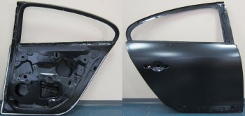 13 649 р. Правая дверь задняя BodyParts Renault Fluence дорестайлинг (2010-2012) (Неокрашенная)  с доставкой в г. Калуга. Увеличить фотографию 1