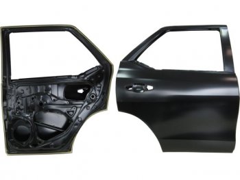 26 649 р. Правая дверь задняя BodyParts Toyota Fortuner AN160 дорестайлинг (2015-2020) (Неокрашенная)  с доставкой в г. Калуга. Увеличить фотографию 1