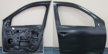 13 799 р. Правая дверь передняя BodyParts Renault Duster HS дорестайлинг (2010-2015) (Неокрашенная)  с доставкой в г. Калуга. Увеличить фотографию 1