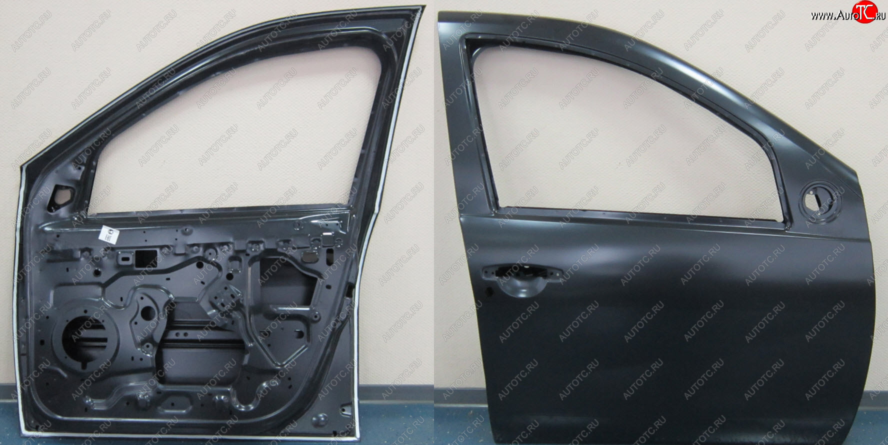 13 799 р. Правая дверь передняя BodyParts Renault Duster HS дорестайлинг (2010-2015) (Неокрашенная)  с доставкой в г. Калуга