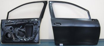 14 349 р. Правая дверь передняя BodyParts  Volkswagen Golf  7 (2012-2017) (Неокрашенная)  с доставкой в г. Калуга. Увеличить фотографию 1