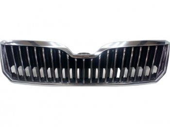 Решетка радиатора (пр-во Китай) BODYPARTS Skoda Superb (B6) 3T лифтбэк рестайлинг (2013-2015)  (хром)