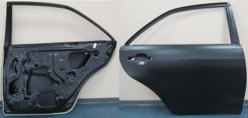 11 599 р. Правая дверь задняя BodyParts Toyota Camry XV40 дорестайлинг (2006-2008) (Неокрашенная)  с доставкой в г. Калуга. Увеличить фотографию 1