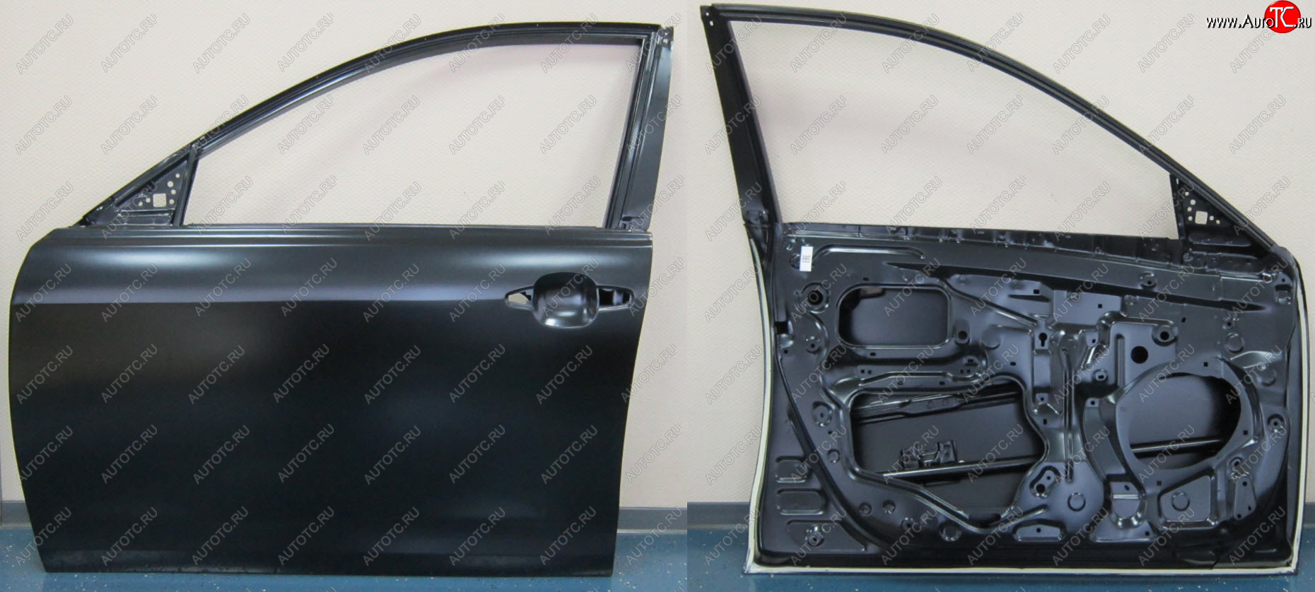 14 699 р. Левая дверь передняя BodyParts  Toyota Camry  XV40 (2006-2011) (Неокрашенная)  с доставкой в г. Калуга