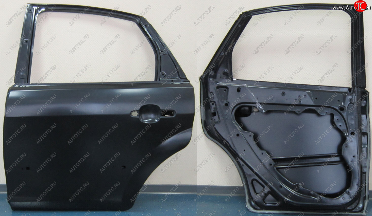 10 849 р. Левая дверь задняя BodyParts Ford Focus 2 седан рестайлинг (2007-2011) (Неокрашенная)  с доставкой в г. Калуга