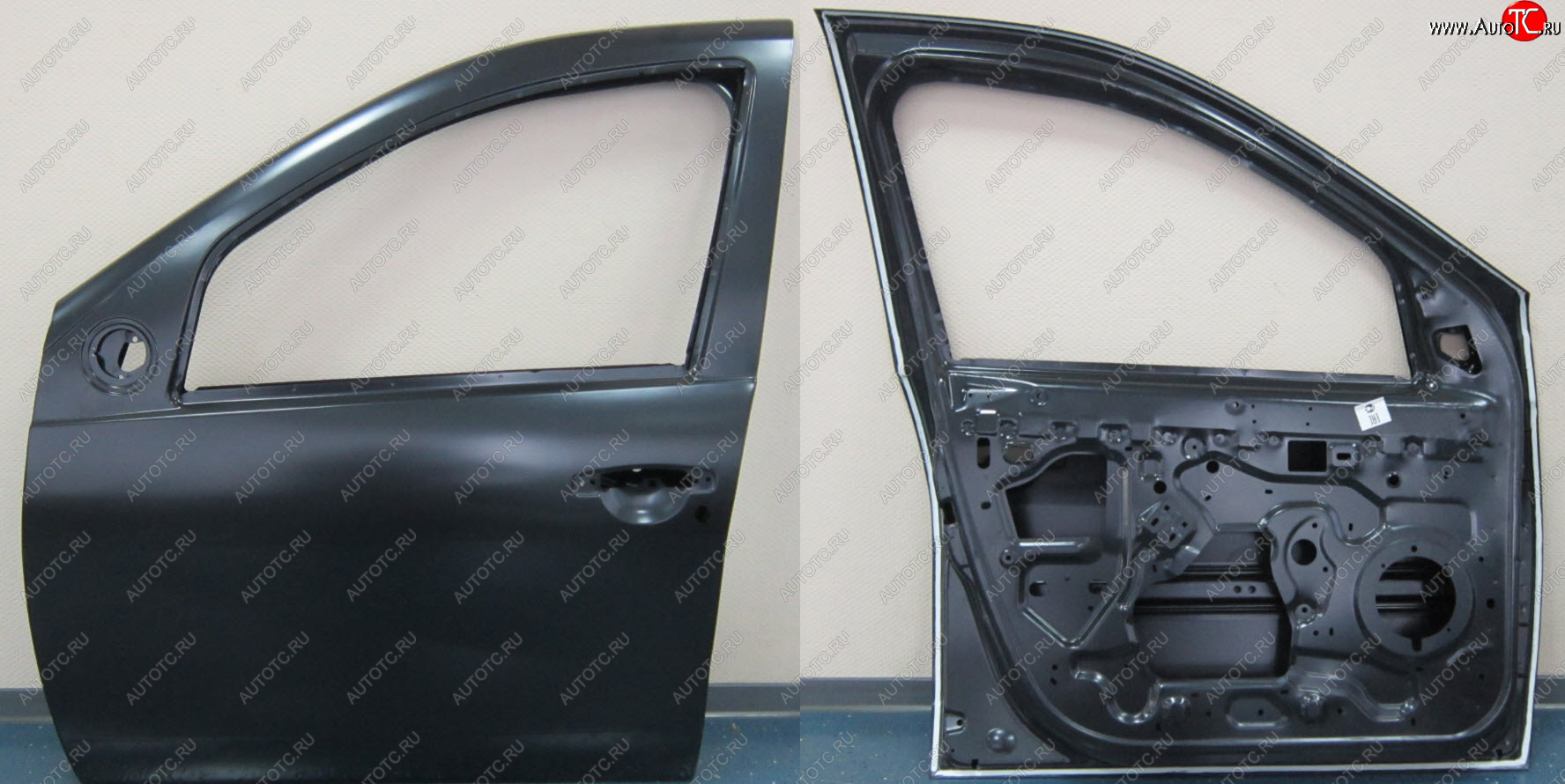 13 799 р. Левая дверь передняя BodyParts Renault Duster HS дорестайлинг (2010-2015) (Неокрашенная)  с доставкой в г. Калуга