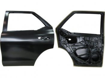 22 449 р. Левая дверь задняя BodyParts  Toyota Fortuner  AN160 (2015-2020) (Неокрашенная)  с доставкой в г. Калуга. Увеличить фотографию 1