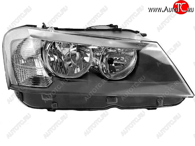 13 999 р. Правая фара (c электрокорректором) DEPO  BMW X3  F25 (2010-2014) дорестайлинг  с доставкой в г. Калуга