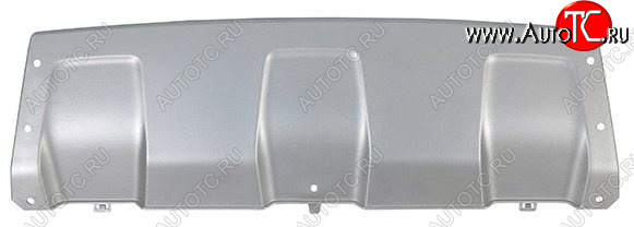 1 269 р. Накладка переднего бампера (серебро) BodyParts Renault Duster HS дорестайлинг (2010-2015) (Неокрашенная)  с доставкой в г. Калуга