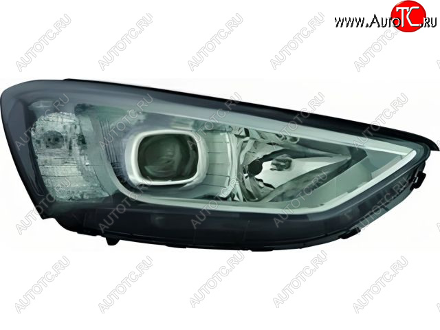 12 699 р. Правая фара (корректор, линзован) BodyParts  Hyundai Santa Fe  DM (2012-2016) дорестайлинг  с доставкой в г. Калуга